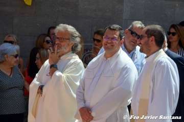 Telde rinde pleitesía a San Miguel en Valsequillo (Foto Francisco Javier Santana y TA)
